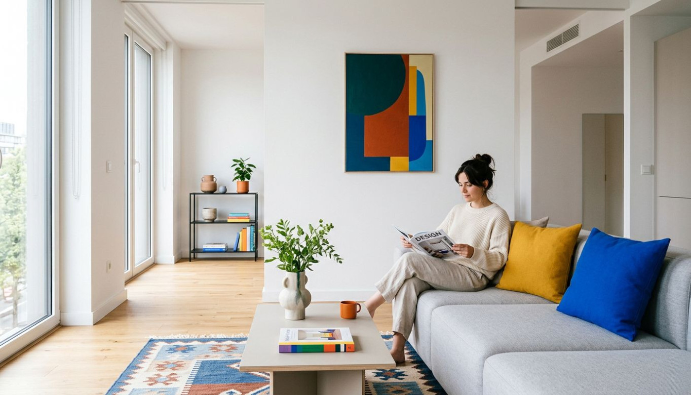Quand le minimalisme met la couleur au défi dans l’aménagement intérieur